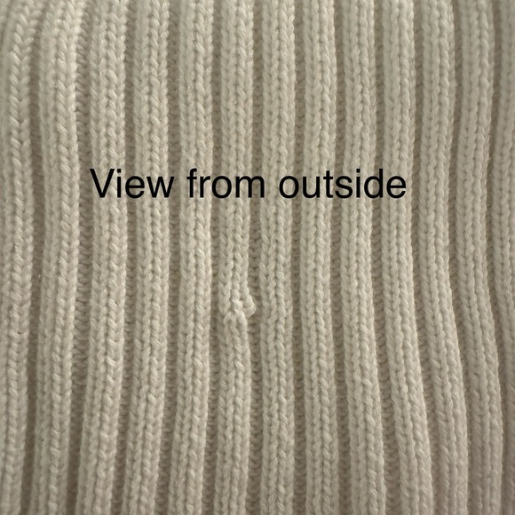 Lauren Ralph Lauren Ribbed Knit Open-Front White Cardigan Women’s XL GUC - Picture 6 of 7